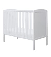 Ickle bubba White Space Saver Cot with Mattress - Coleby