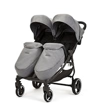 Ickle bubba Venus Max Double Stroller - Space Grey