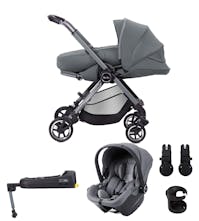 Silver Cross Dune 2022 with Carrycot & Travel Pack - Glacier
