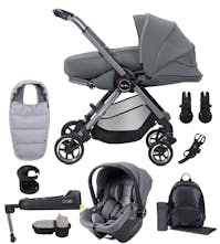 Silver Cross Dune 2022 with Carrycot & Ultimate Pack - Glacier