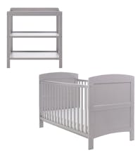 Obaby Grace 2 Piece Nursery Furniture Set - Warm Grey