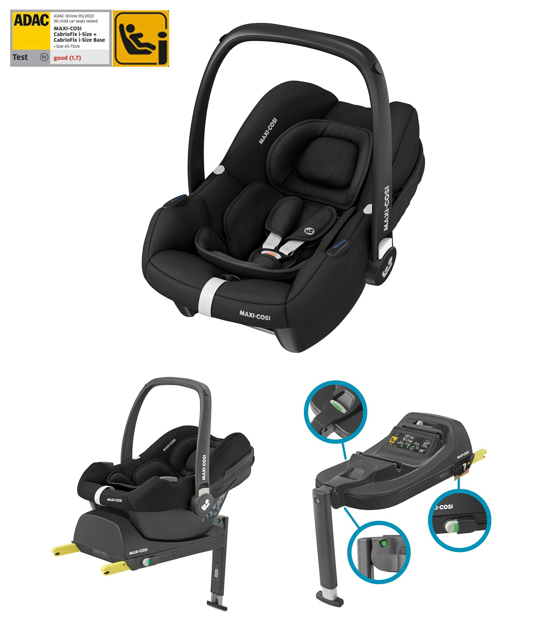 Maxi-Cosi Pebble 360 Pro – i-Size baby car seat group 0+ – From birth up to  approx. 15 months
