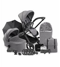 iCandy Core Light Grey Pushchair and Carrycot - Summer Bundle