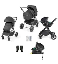 Ickle bubba Comet 3 in 1 Travel System with Stratus i-Size Car Seat & Base