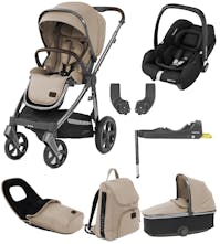 Babystyle Oyster 3 - Butterscotch with Maxi Cosi Cabriofix i-Size & Base - 2023  Luxury Bundle