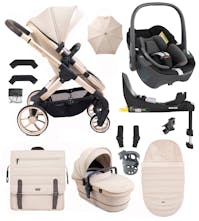 iCandy Peach 7 Travel System with Pebble 360 & Base - Biscotti