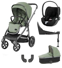 Babystyle Oyster 3 - Spearmint with Cybex Cloud T iSize & Base - 2023  Essential Bundle
