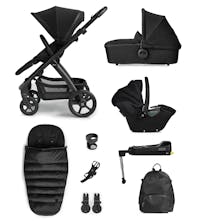 Silver Cross Tide 3 in 1 Pram with Accessory Pack with Dream Car Seat & Base