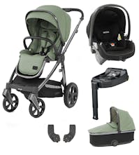 Babystyle Oyster 3 - Spearmint with Peg Perego Viaggio Lounge i-Size & Base - 2023  Essential Bundle