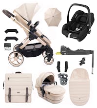 iCandy Peach 7 Travel System with Cabriofix i-Size & Base - Biscotti