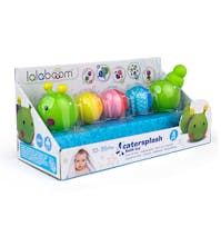 Lalaboom Bath Toy Caterpillar And Beads 8Pk