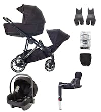 Mee-Go UNO Plus  3 in 1 Travel System with Cosmo i-size Car Seat & Base