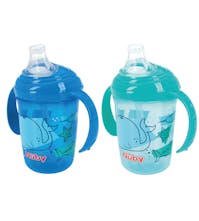Nuby Grip N Sip No Spill 2 Pack - Whales