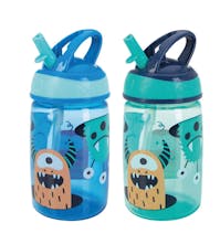 Nuby Mighty Swig Water Bottle 2 Pack - Monsters