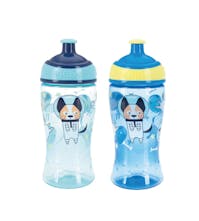 Nuby Super Slurp  Water Bottle 2 Pack - Bunnies