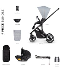 Venicci Empire 3 in 1 Travel System with Base - Urban Grey